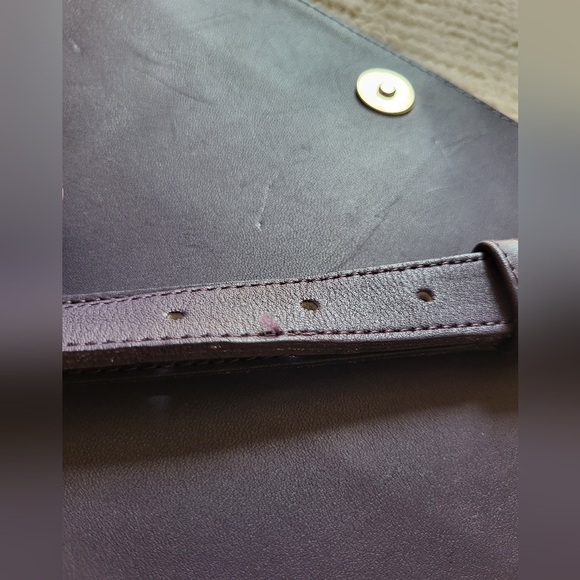 RARE VINTAGE COACH Ink (Dark Purple) Tribecca Flap 9092 - Picture 13 of 16